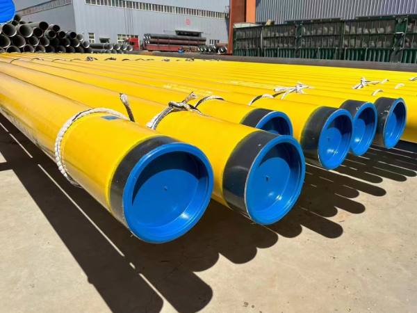 Green fusion bonded epoxy coated steel pipe for anticorrosion pipeline