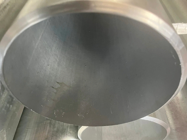 Pre-galvanized seamless pipe bundle at Xenith Steel warehouse