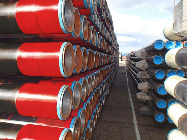 OCTG tubing pipe bundle with thread protectors