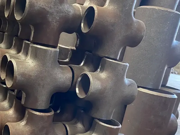 Duplex Steel Flanged Tee - ASTM A815 S31803 High Pressure