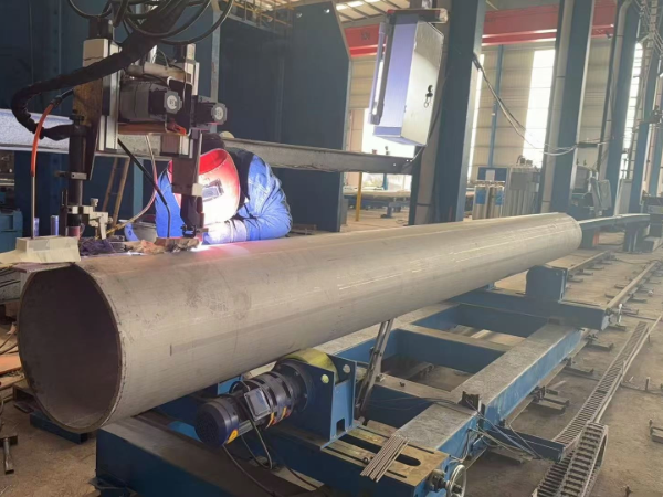 Stainless welded pipe packaging for export
