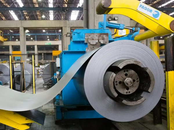 Galvanized steel coil ready for shipment