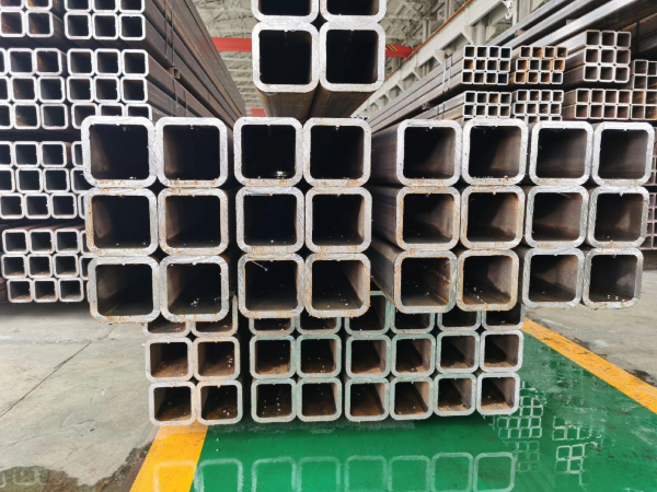 Square Tube Weld Seam Close-up